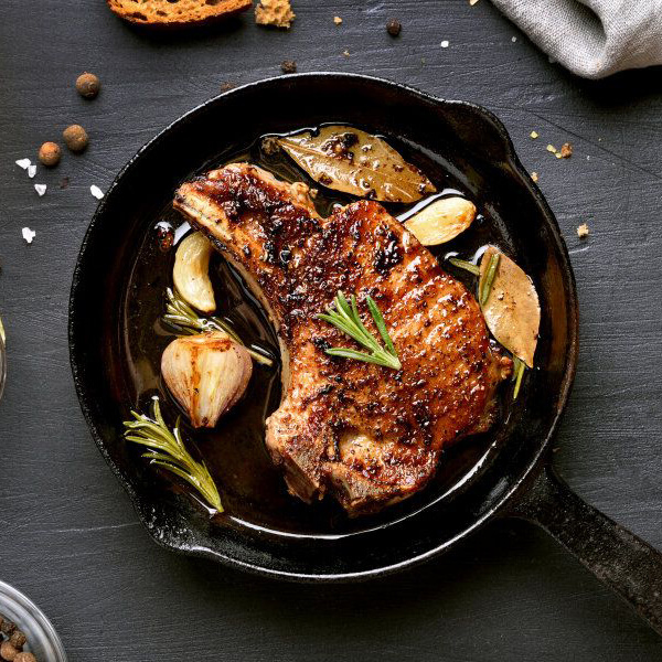 استیک خوک سرخ شده